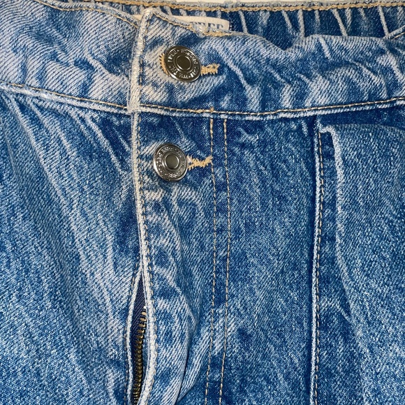 FREE PEOPLE WE THE FREE Marx Slouchy Cargo Denim Baggy Utility Jean Size 26 - Picture 7 of 14